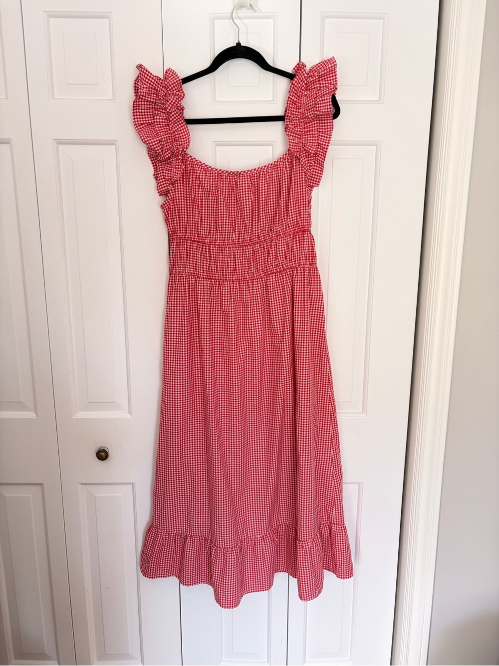 Gingham Maxi Dress
